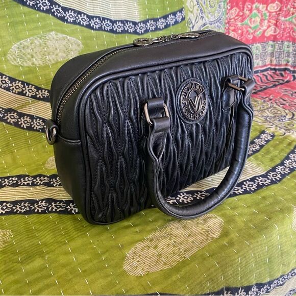 Valentino Orlandi Gunmetal Top Handle East West Hand Bag - Picture 9 of 16